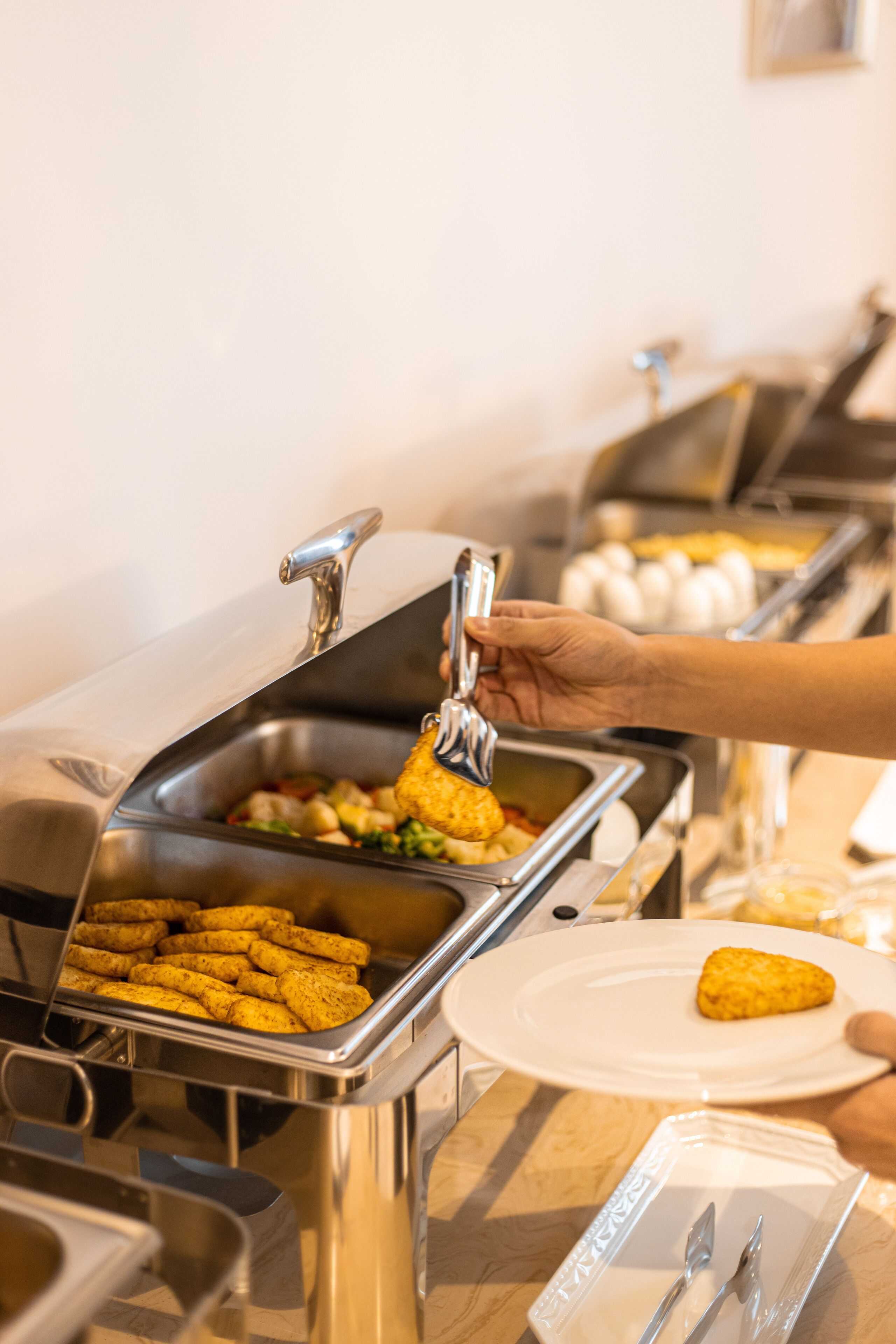 daily buffet breakfast (kzt 6500 per person)