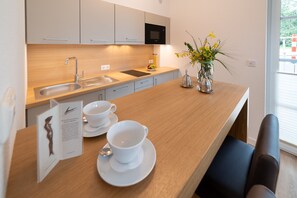 Apartment | Private kitchen | Cleaning supplies - Hotel zum Kuhhirten (Bremen)