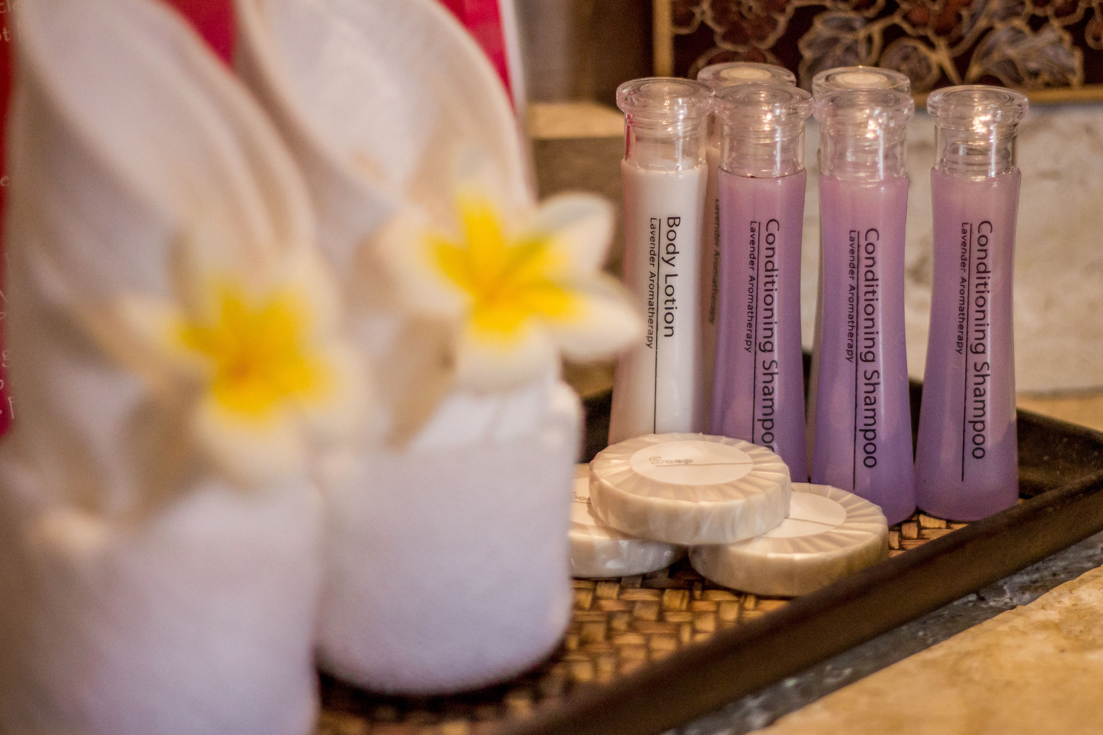 garden view villa | bathroom | combined shower/bathtub, free toiletries, hair dryer, bathrobes