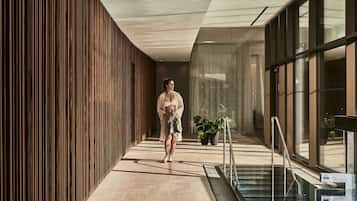 Phòng trị liệu đôi, phòng tắm hơi, bồn tắm thủy lực, phòng xông hơi
