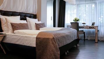 Deluxe Double Room | 1 bedroom, premium bedding, in-room safe, individually decorated