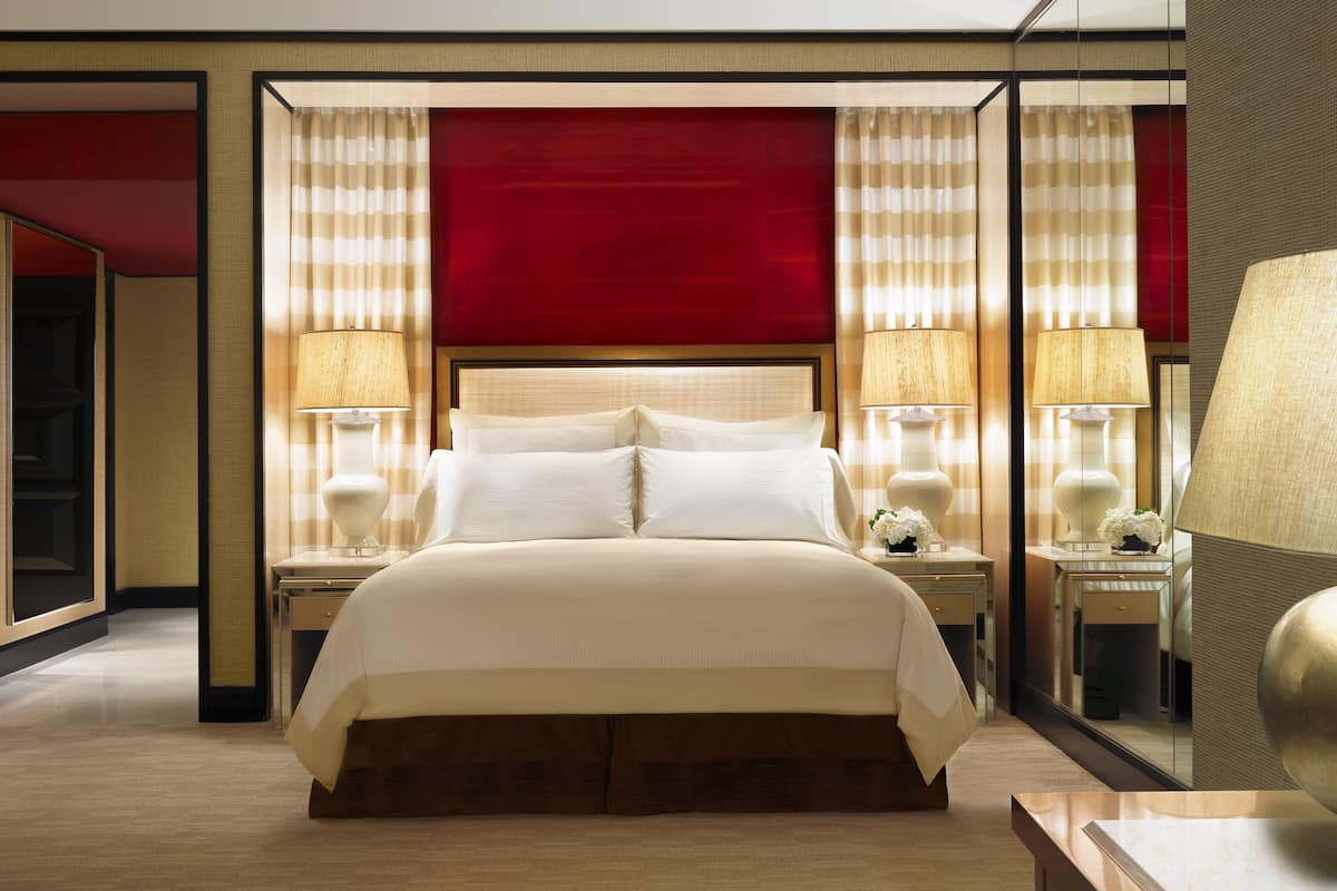 1 bilik tidur, peralatan tempat tidur premium, tilam berlapik, bar mini