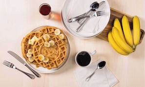 Free daily buffet breakfast