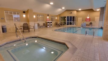 Indoor pool, outdoor pool