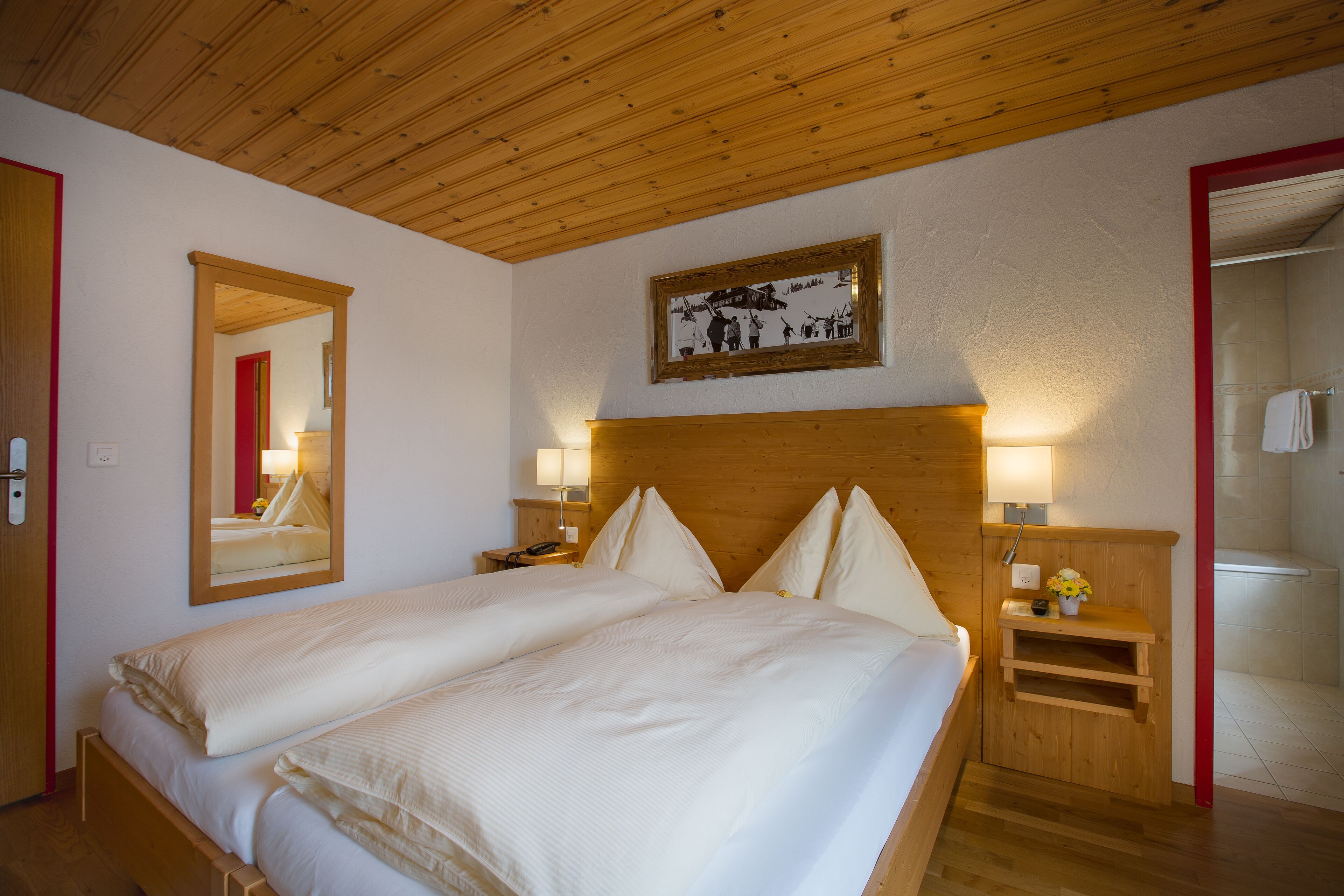 standard double room (panorama) | down duvets, in-room safe, individually decorated, desk