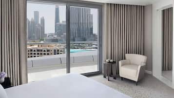 Suíte executiva | 1 quarto, roupas de cama premium, frigobar, cofres nos quartos