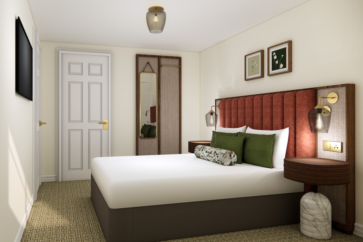 Iron/ironing board (on request), WiFi (free), bed sheets