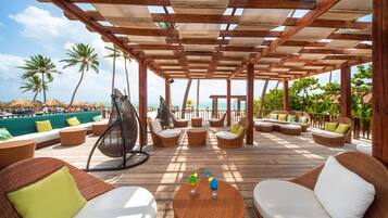 3 bars/lounges, swim-up bar, poolside bar, beach bar