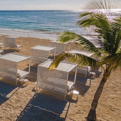 On the beach, beach massages, waterskiing, windsurfing