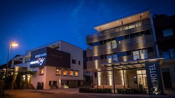 Front of property - evening/night