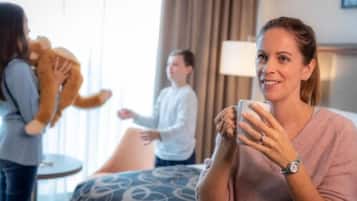 1 chambre, literie hypoallergénique, coffres-forts dans les chambres