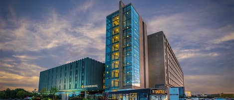 Façana frontal de l'allotjament