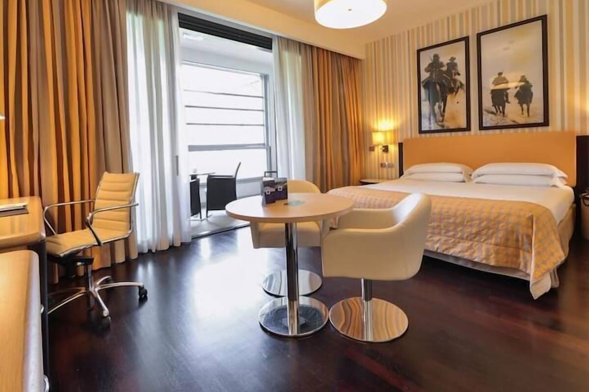 In-room safe, desk, blackout curtains, soundproofing