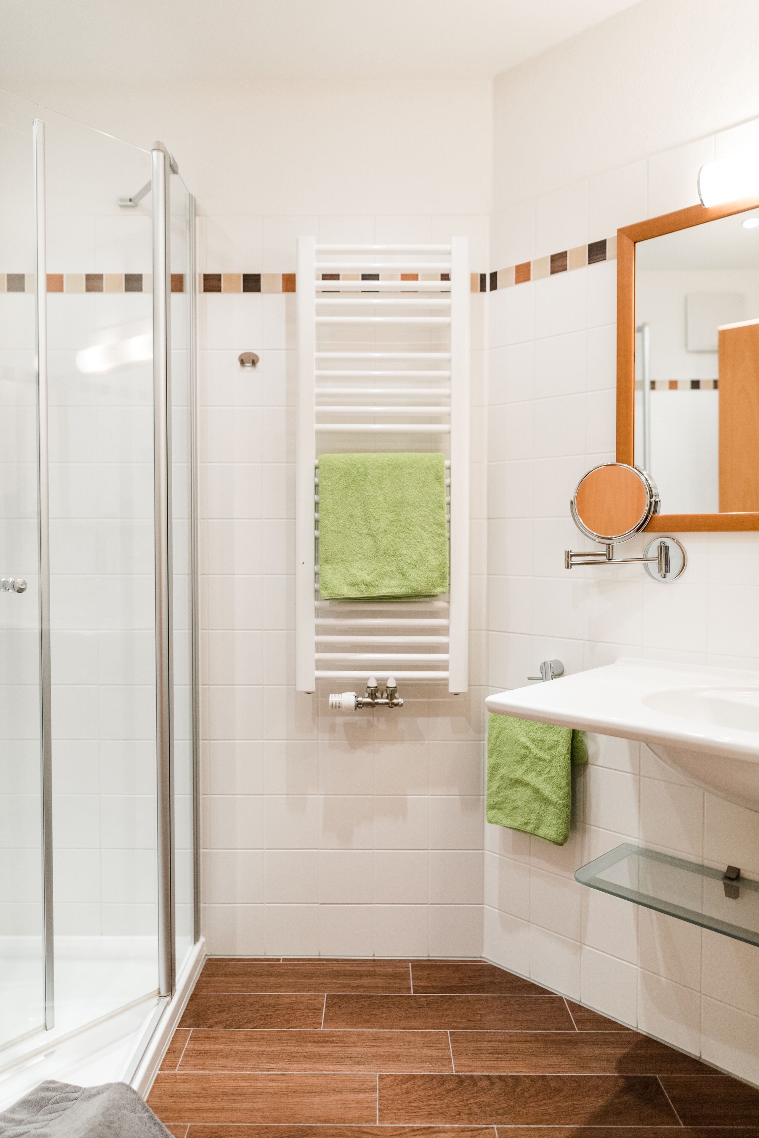 double room | bathroom | shower, free toiletries, hair dryer, bathrobes