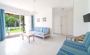 Apartamento, 1 habitación, terraza | 1 dormitorio, colchones Select Comfort, caja fuerte y cunas gratuitas