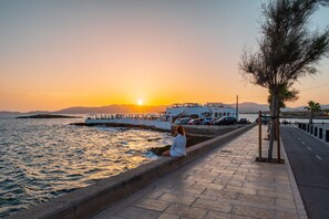Beach nearby, white sand