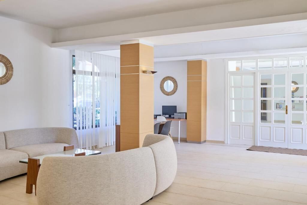 Sitteområde i lobbyen