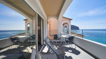 Uitzicht vanaf balkon