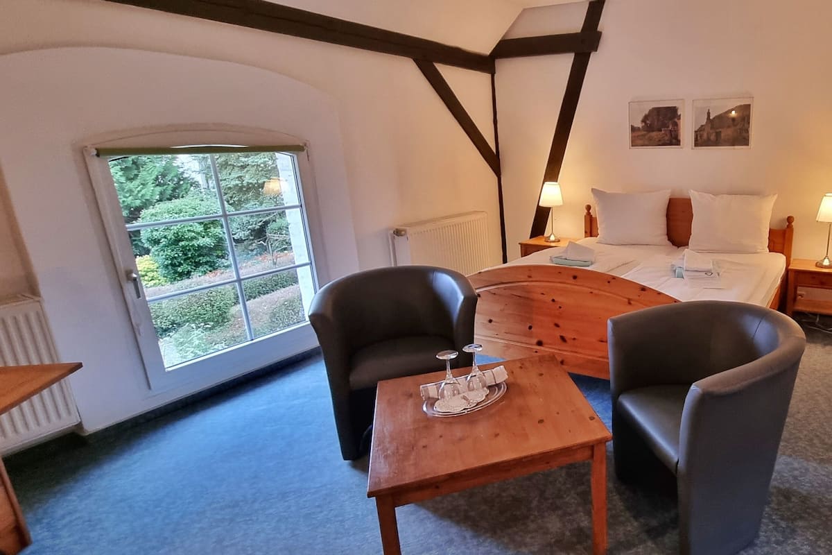 Classic Double Room | Living area | LED TV
