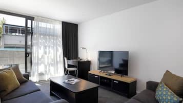 Suite, 2 Bedrooms | Living area | LCD TV