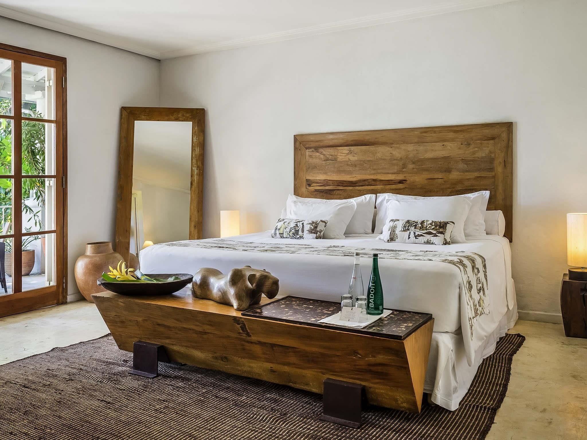 Chambre Deluxe, 1 très grand lit, balcon, vue sur le jardin (Serenity) | Literie de qualité, articles de minibar gratuits