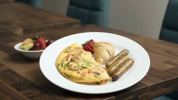 Daily to-go breakfast for a fee