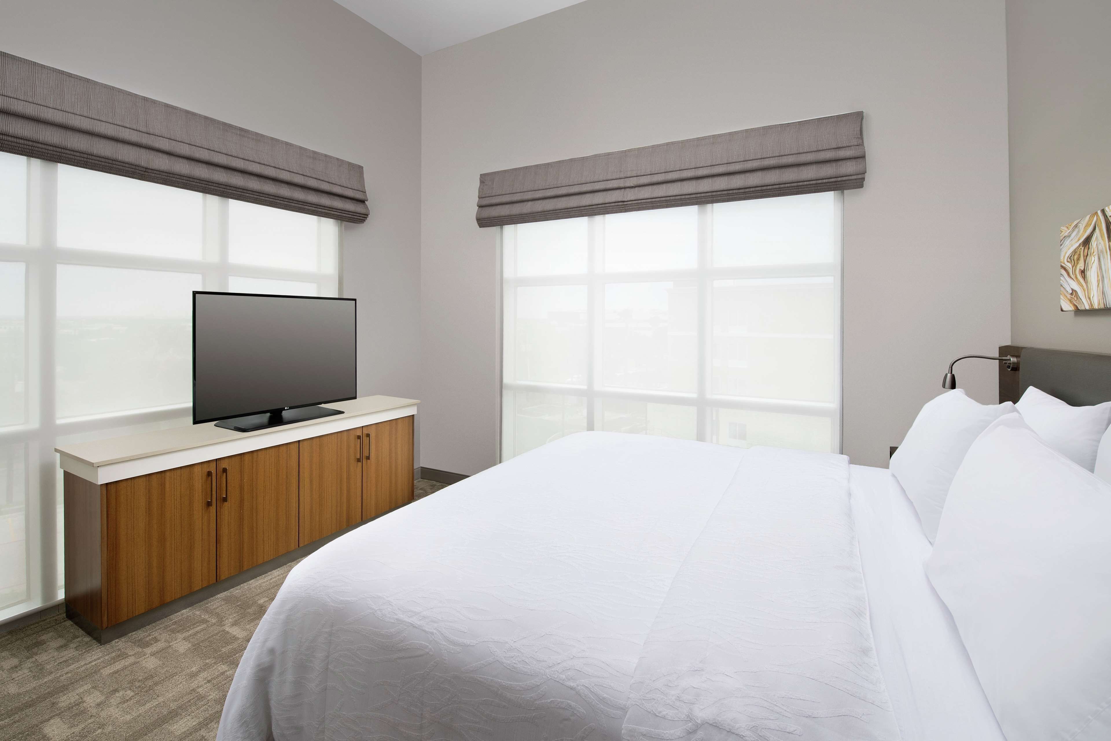 junior suite, 1 king bed, non smoking | premium bedding, desk, laptop workspace, blackout curtains