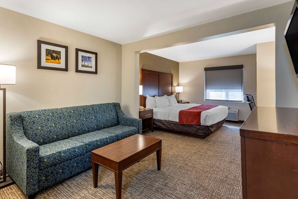 Suite, 1 King Bed with Sofa bed, Non Smoking