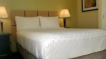 Desk, blackout drapes, iron/ironing board, free WiFi