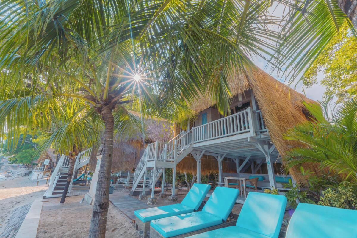 Family Bungalow, Beach View, Beachfront | In-room safe, blackout curtains, free WiFi, bed sheets