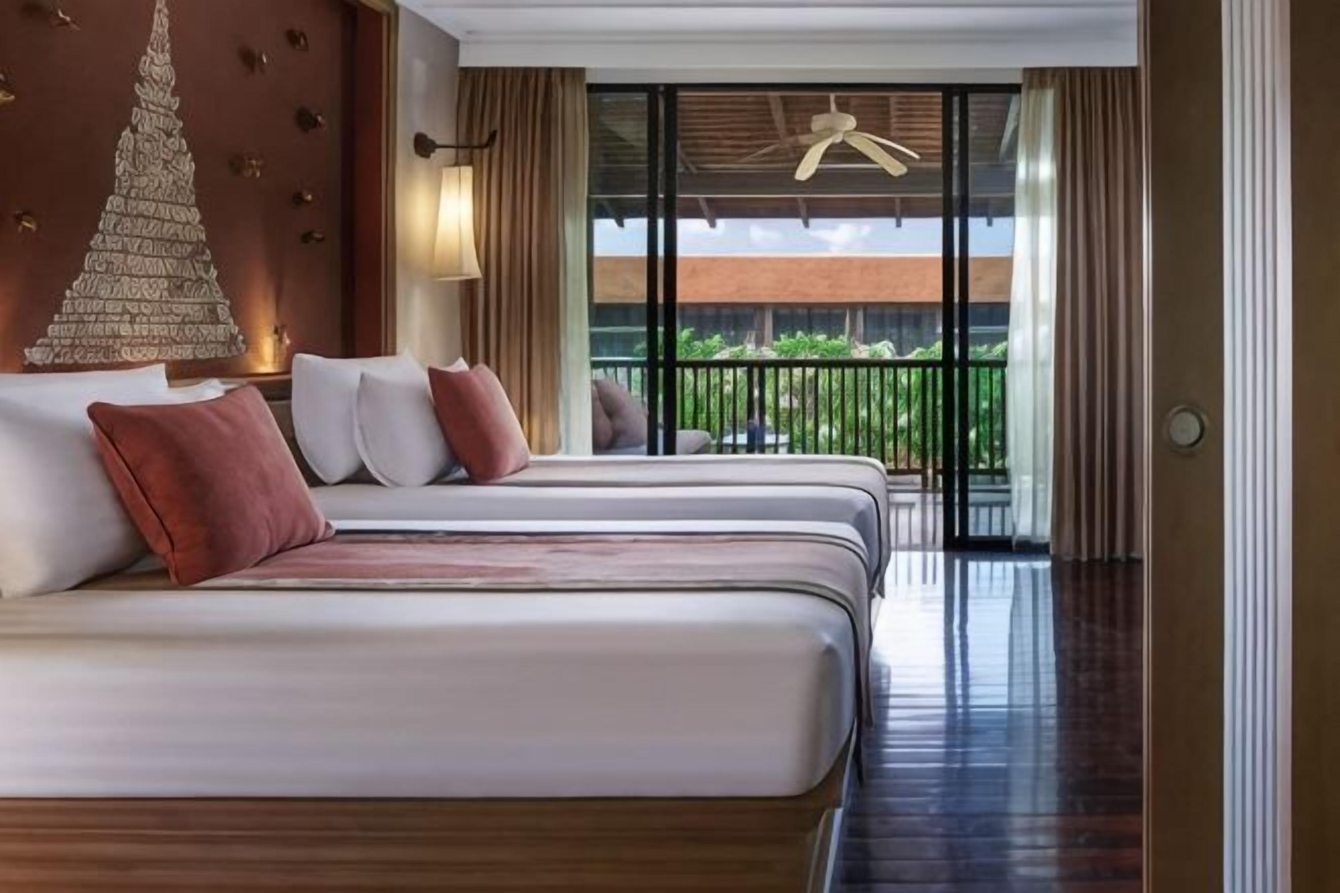 Free minibar items, in-room safe, desk, blackout curtains