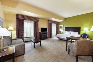 In-room safe, desk, blackout curtains, iron/ironing board - Hampton Inn & Suites Tulsa North/Owasso (Owasso)