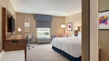 Room, 1 King Bed, Accessible, Non Smoking | 1 bedroom, premium bedding, in-room safe, desk