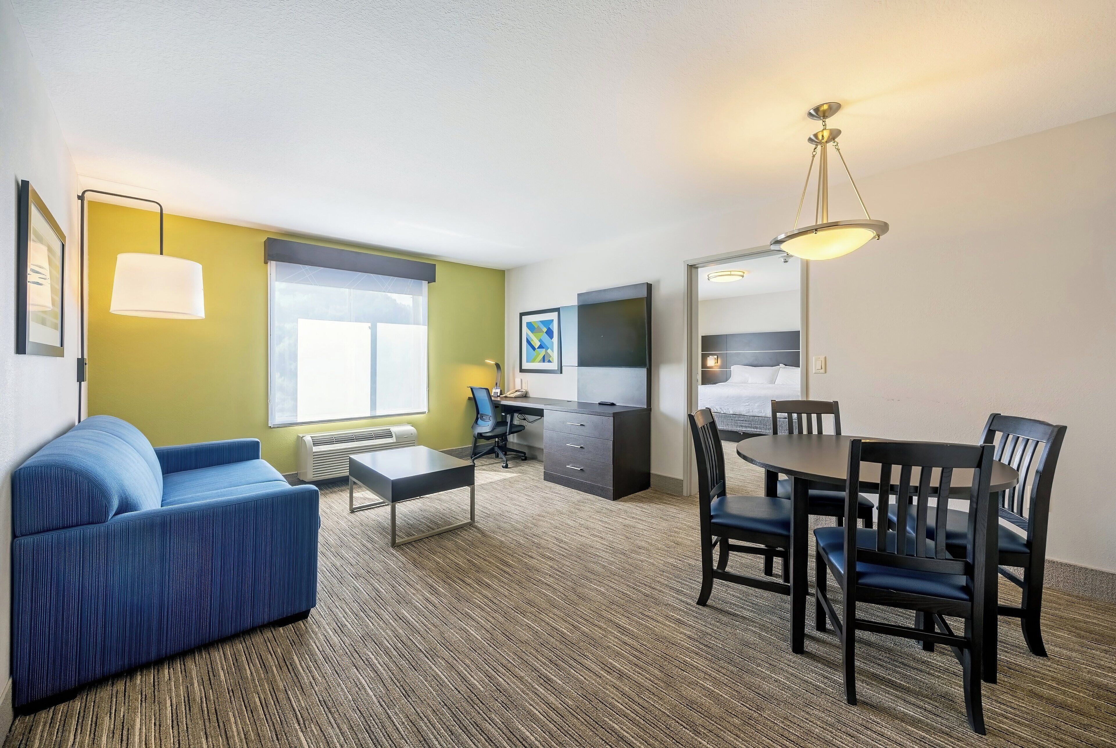 Suite, 1 Bedroom | In-room safe, desk, blackout drapes, iron/ironing board