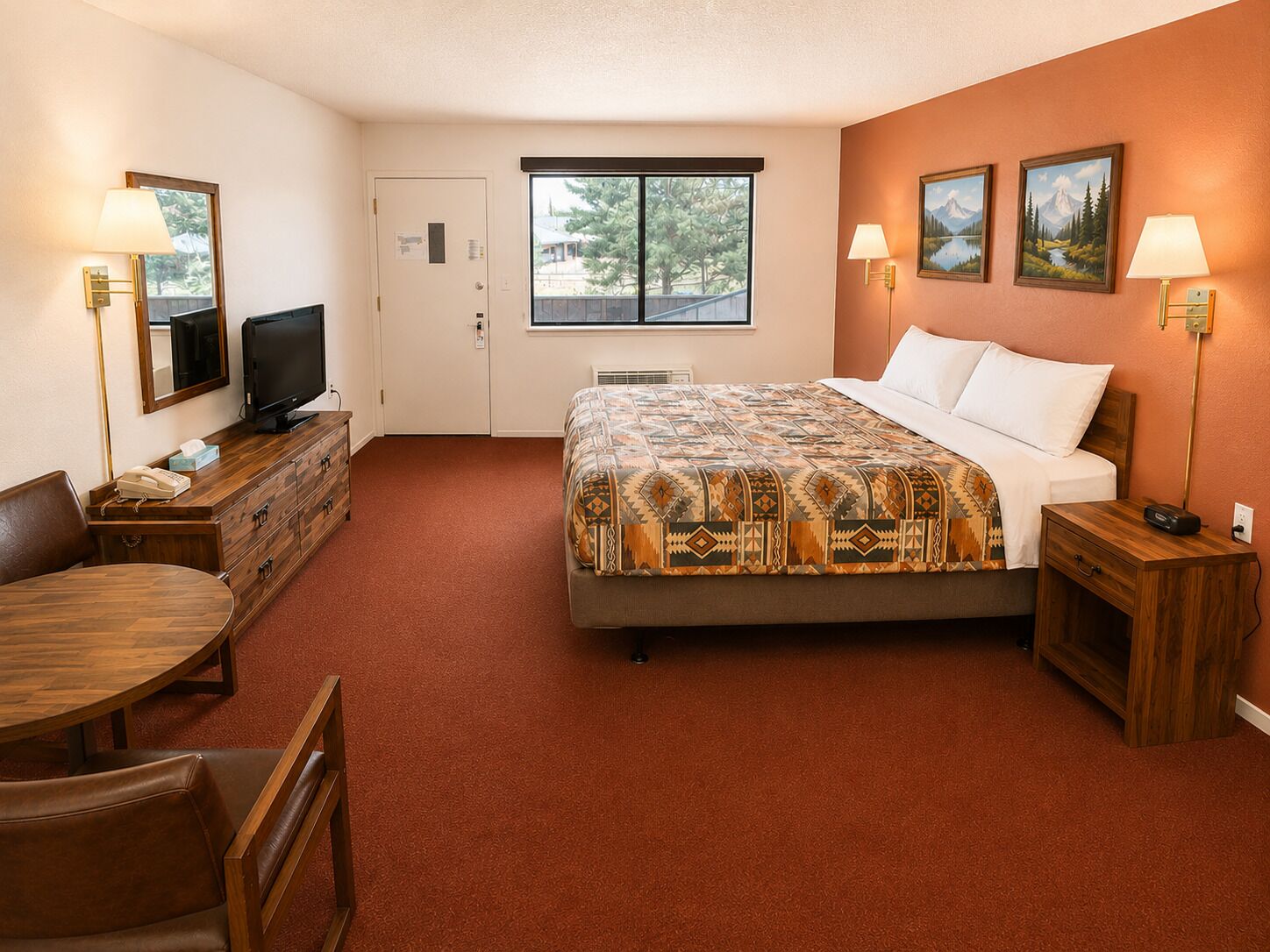 Standard Room, 1 King Bed | Blackout drapes, iron/ironing board, free WiFi, bed sheets