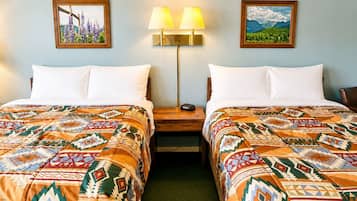 Standard Room, 2 Queen Beds | Blackout drapes, iron/ironing board, free WiFi, bed sheets