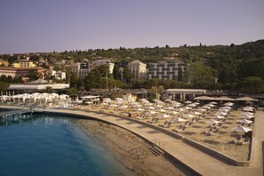 Private beach, beach cabanas, sun-loungers, beach umbrellas