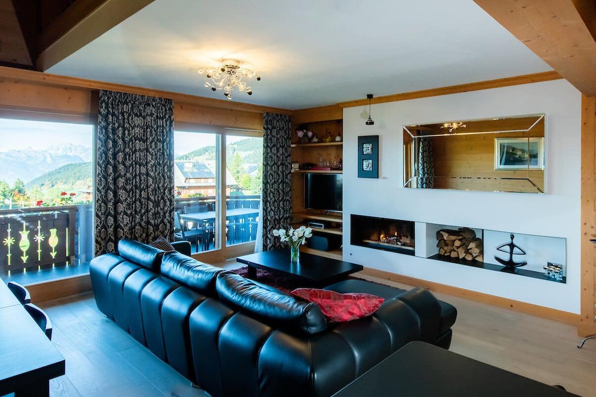 Dúplex ejecutivo (Residence) | Sala de estar | Televisión, juguetes, películas con cargo y piso con calefacción