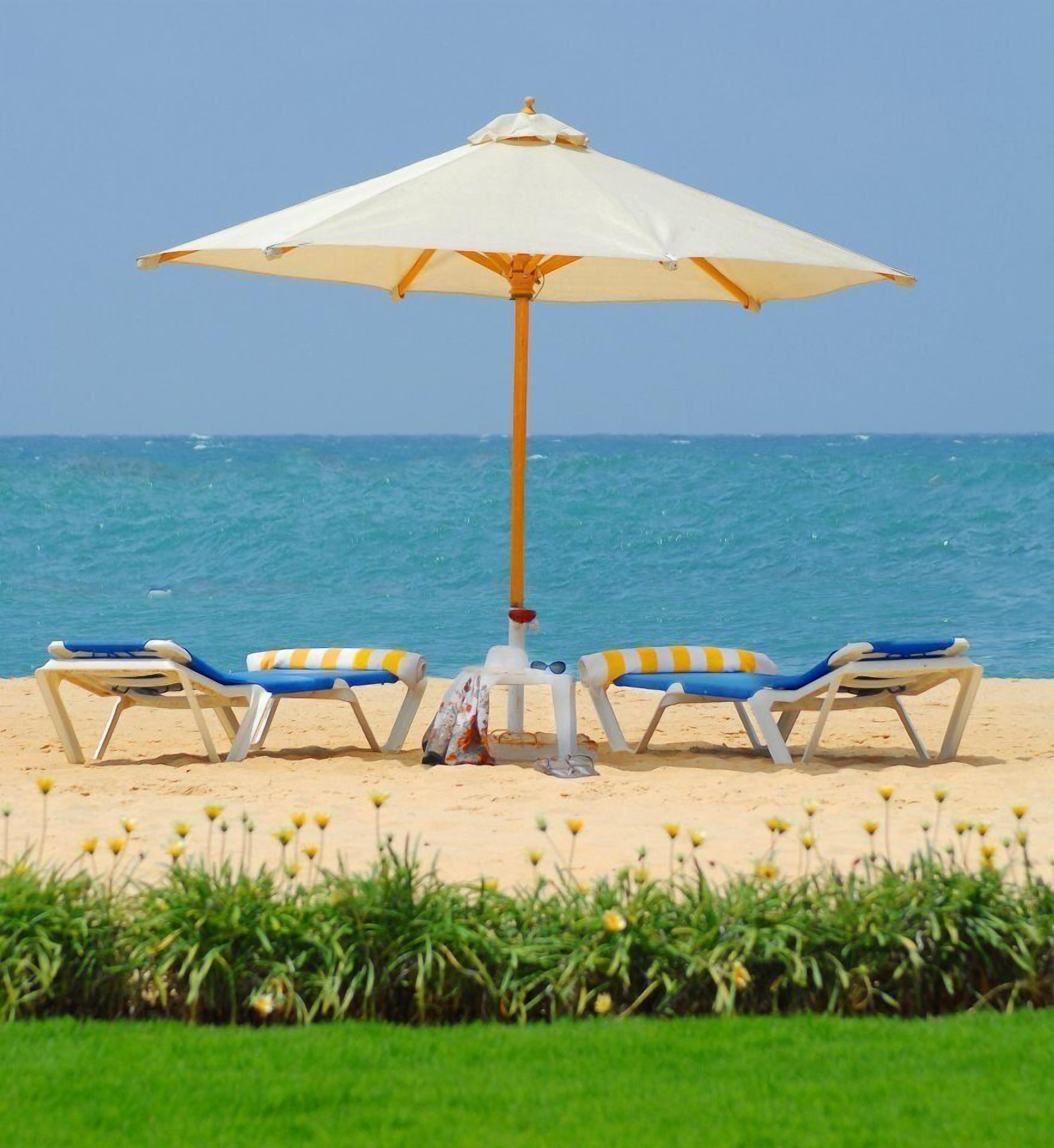 Private beach