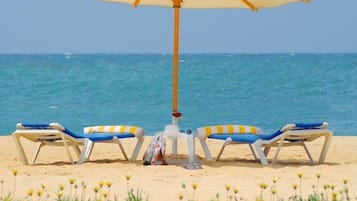 Private beach
