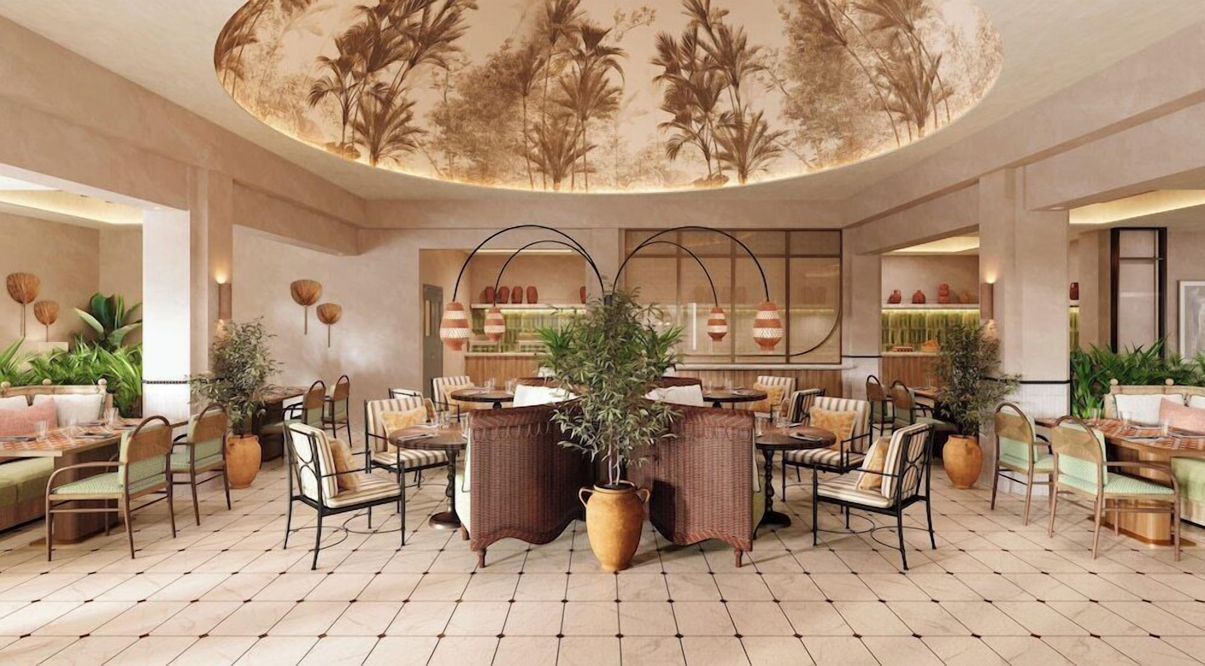 3 Restaurants, Mittagessen, Abendessen, internationale Küche