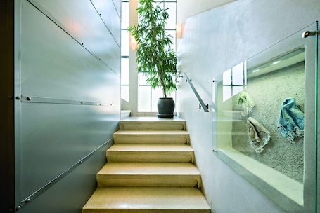Staircase. Satori Hotel