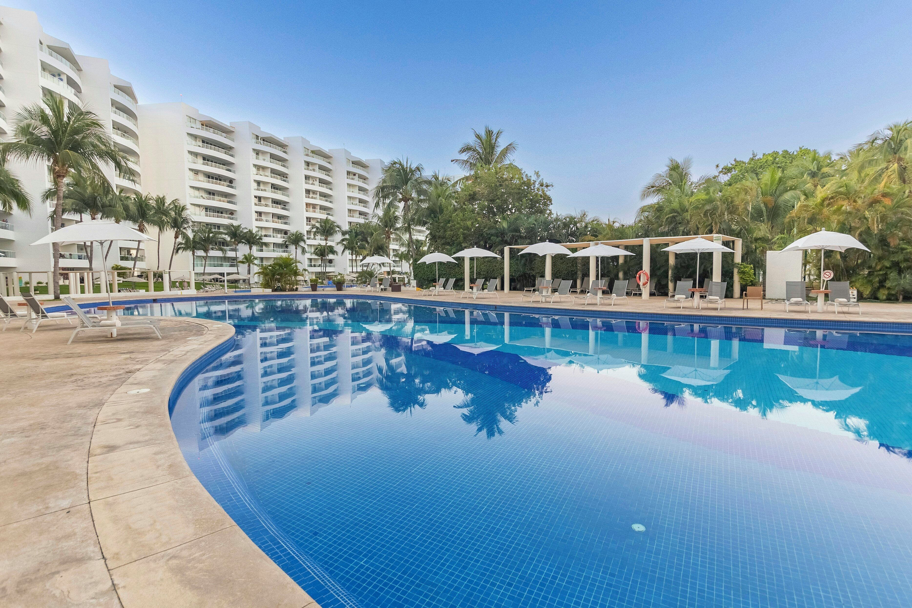 3 outdoor pools, cabanas (surcharge), pool umbrellas