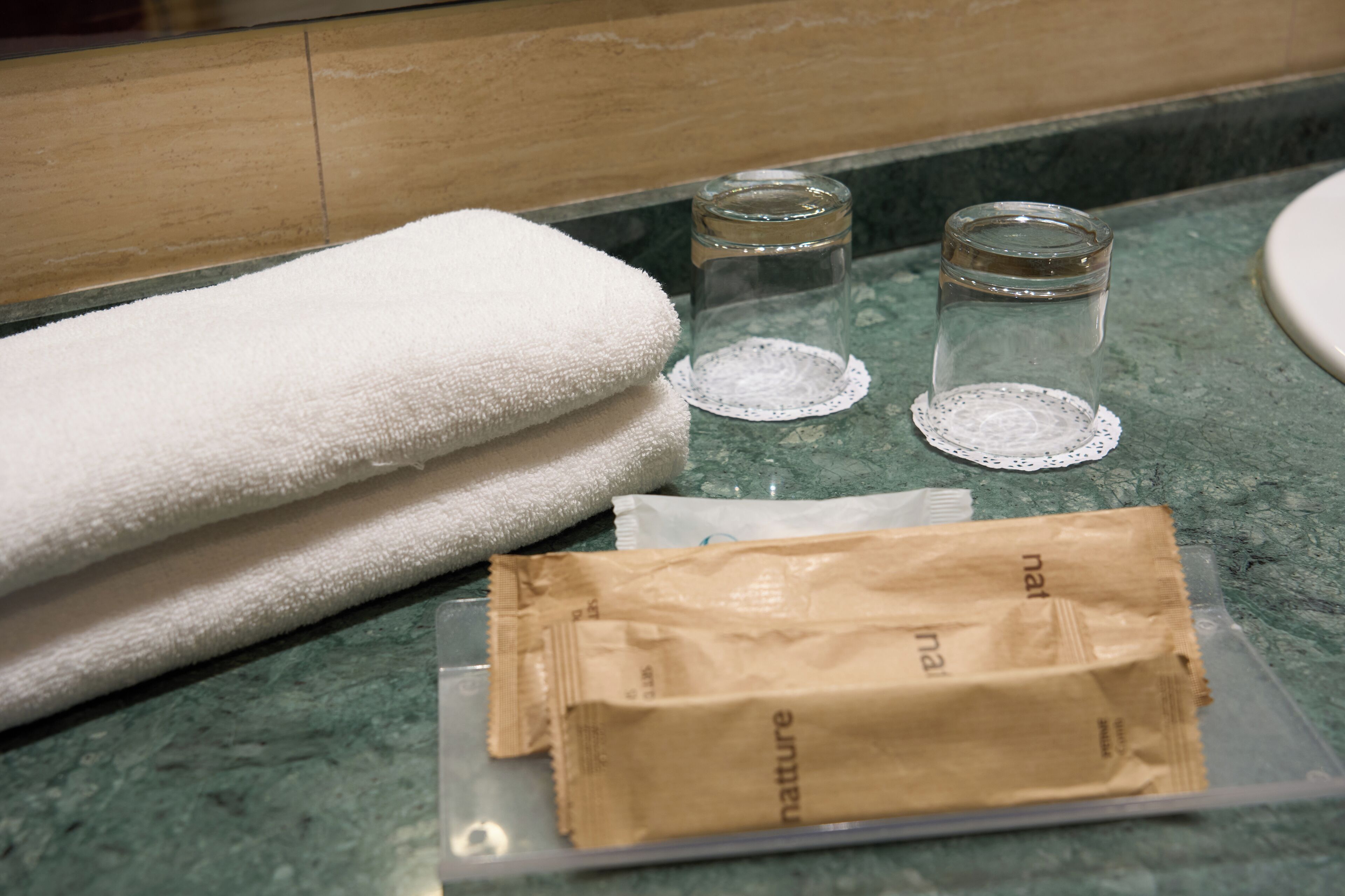 superior double room, 1 king bed | bathroom | combined shower/bathtub, eco-friendly toiletries, bidet, towels