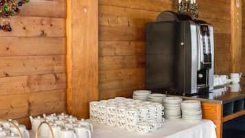 Daily buffet breakfast (EUR 10.50 per person)