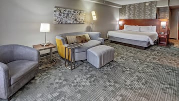 Hypo-allergenic bedding, desk, blackout curtains, iron/ironing board