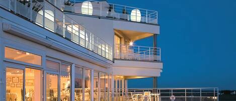 Front of property – evening/night