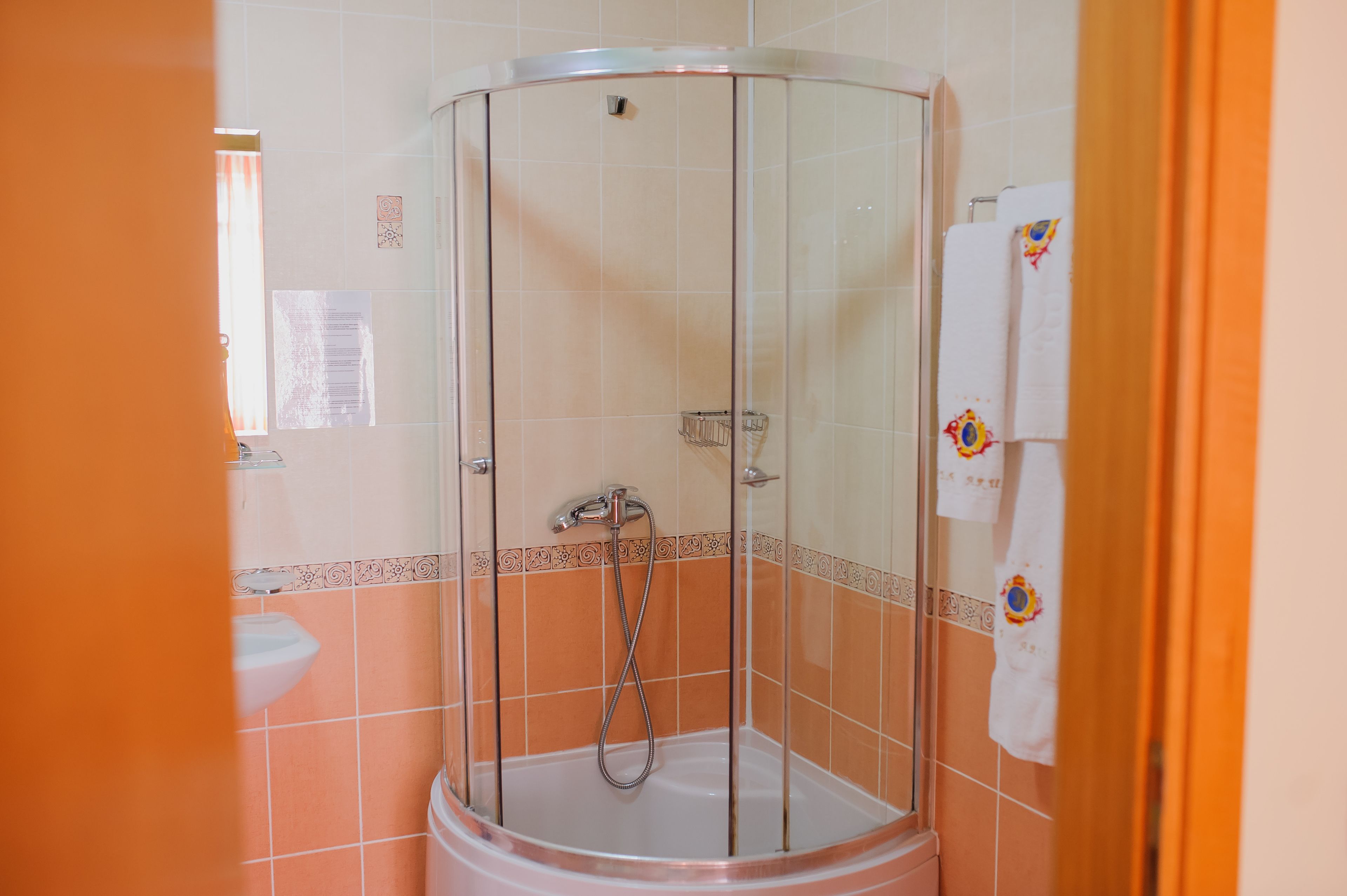 economy double room | bathroom shower