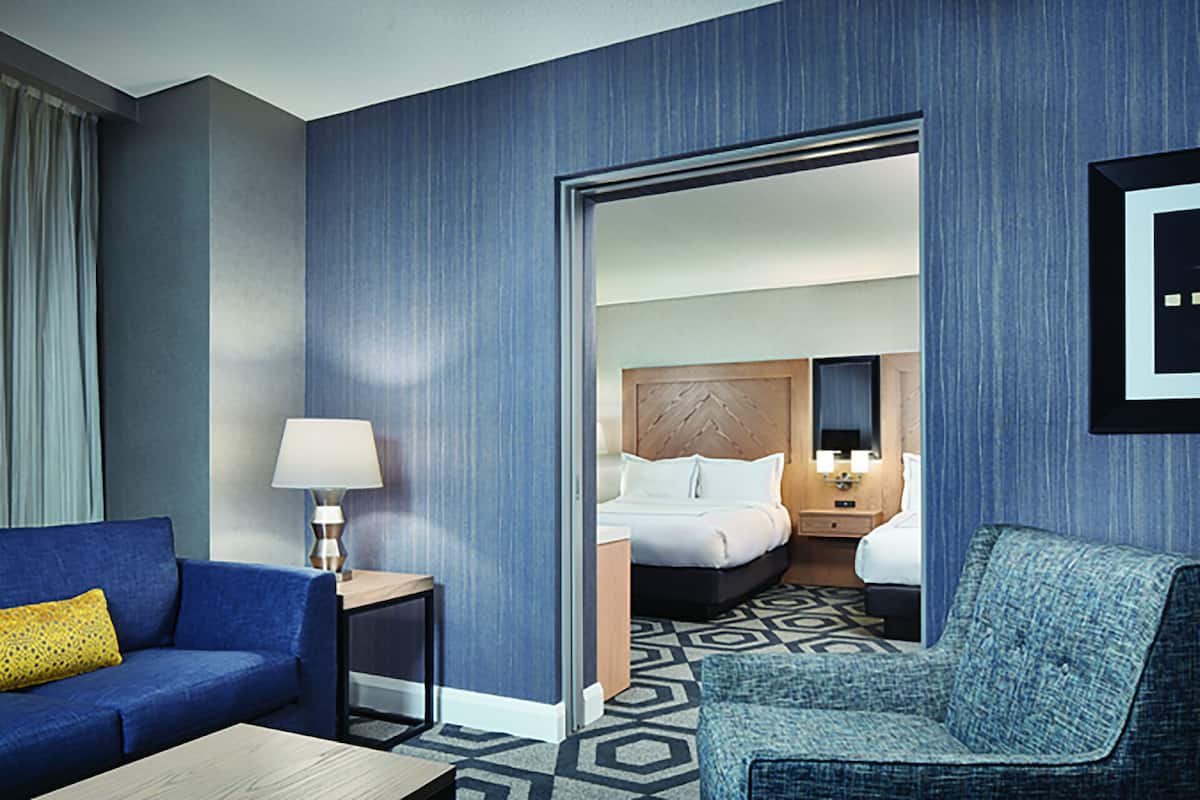 Premium bedding, pillowtop beds, in-room safe, desk