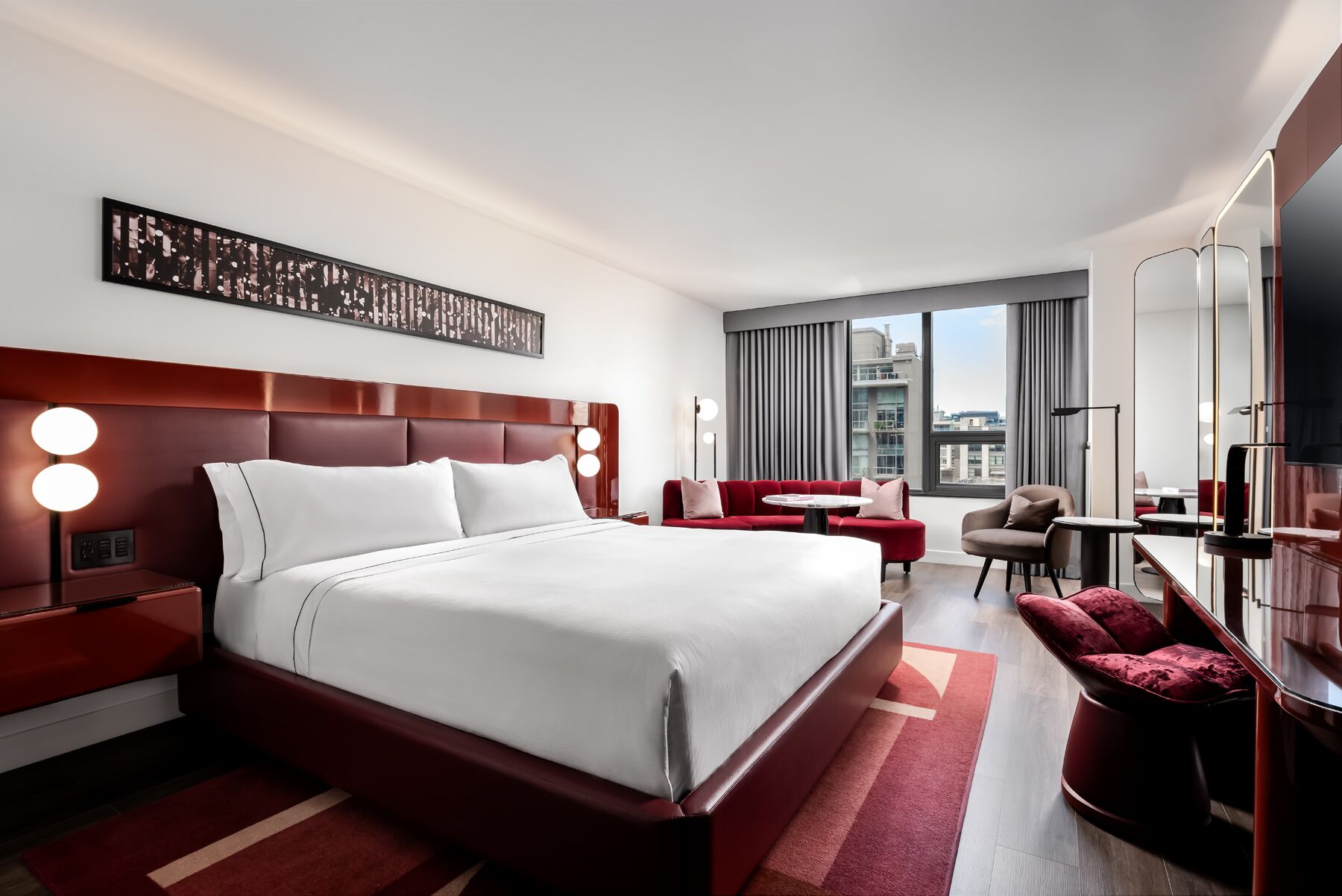 Zimmer, 1 King-Bett, Stadtblick | Blick auf die Stadt